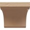 Ekena Millwork 7"W x 7"D x 7"H Wide Legacy Rough Cedar Woodgrain TimberThane Corbel, Primed Tan CORUR07X07X07LGYRCPR - alternate 5